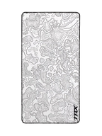 White Topo Mouse-Pad