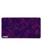 Red x Purple Topo Mouse-Pad