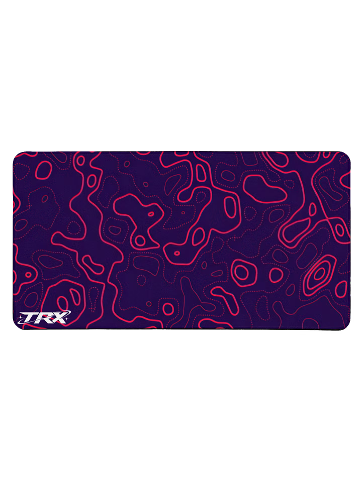 Red x Purple Topo Mouse-Pad
