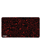 Red x Black Topo Mouse-Pad