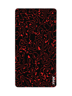 Red x Black Topo Mouse-Pad