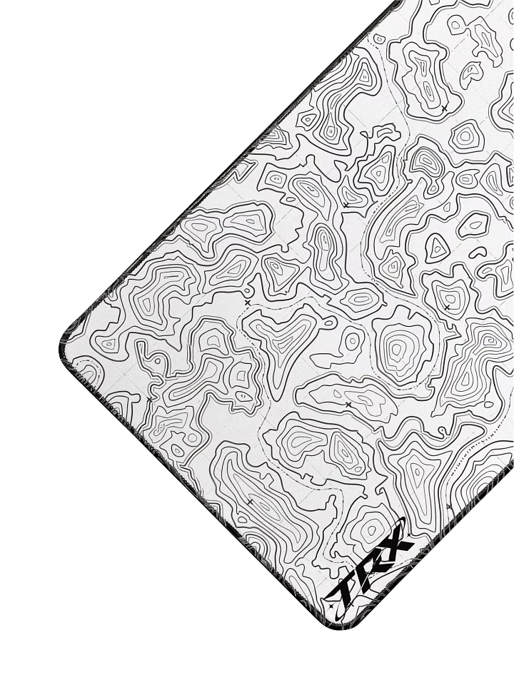 White Topo Mouse-Pad