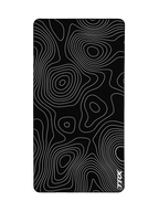 Black Topo Mouse-Pad