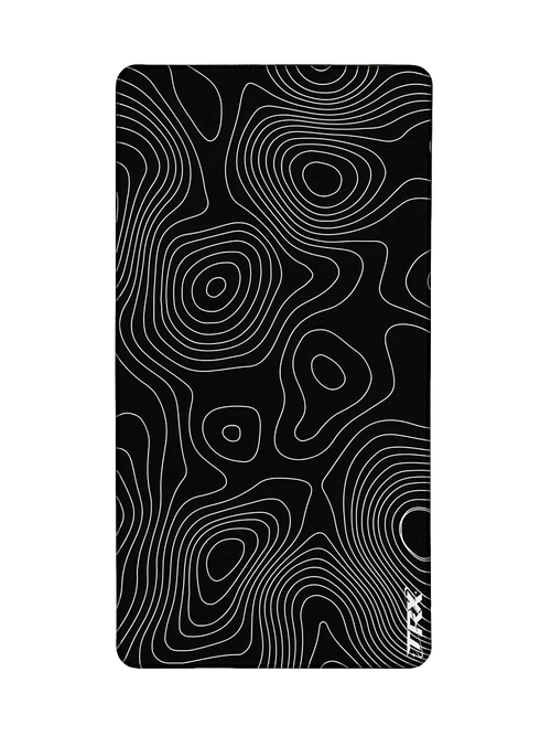 Black Topo Mouse-Pad