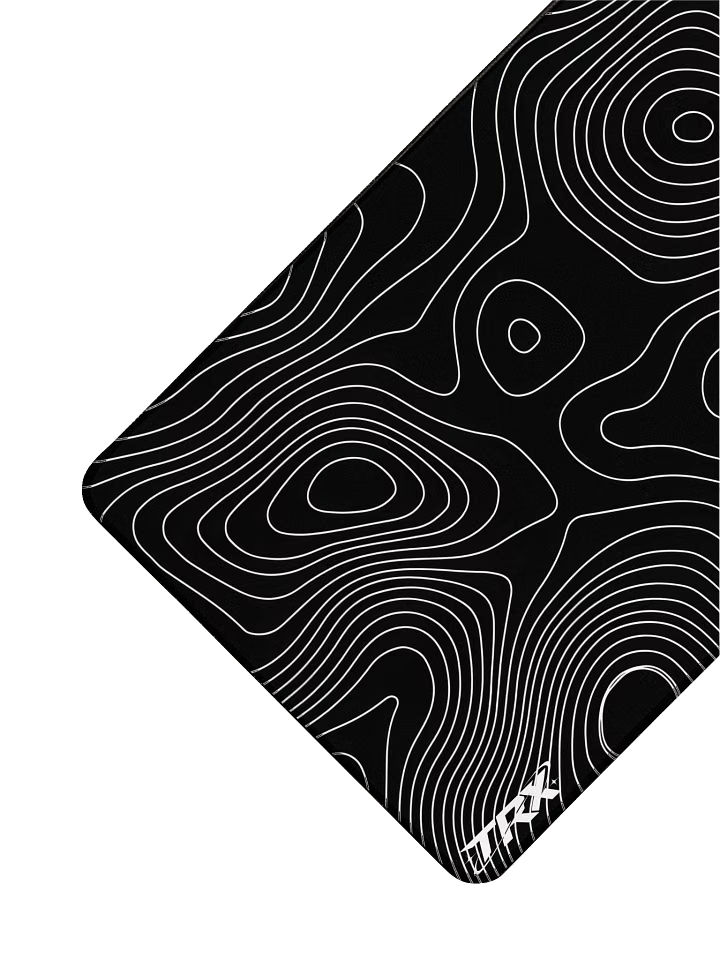 Black Topo Mouse-Pad