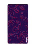 Red x Purple Topo Mouse-Pad